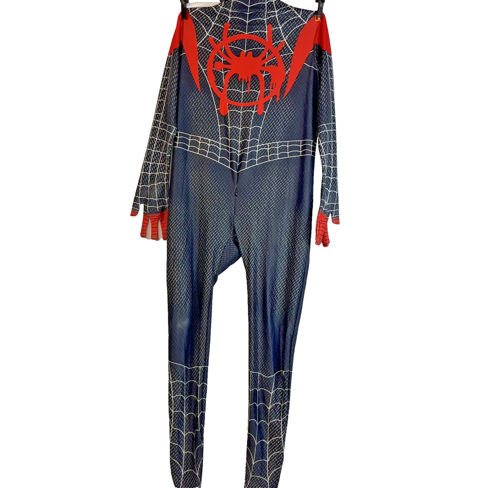Spider Man Costume Youth Large Black Red Miles Morales Suit
